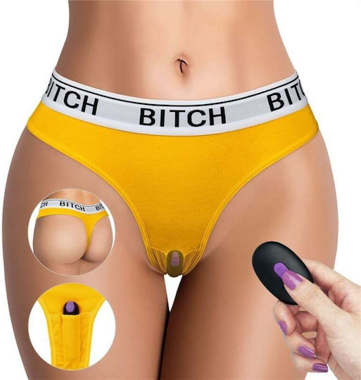 Lovetoy Ingen Bitch Vibrating Panties Vibrator Bullet with Remote Control XL / 2XL 7.6cm Black