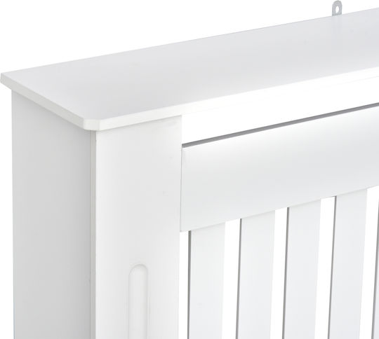 HomCom Κάλυμμα Καλοριφέρ από MDF Λευκό 172x19x81cm