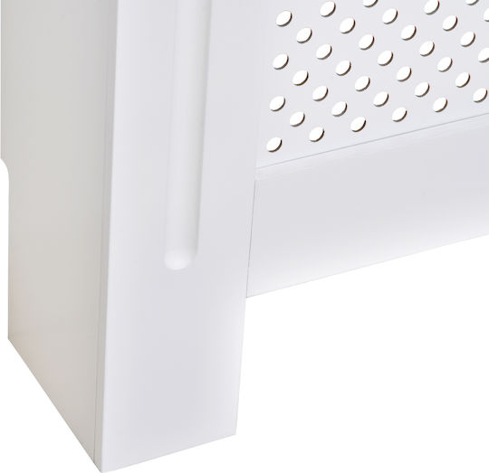 HomCom Κάλυμμα Καλοριφέρ από MDF Λευκό 78x19x82cm