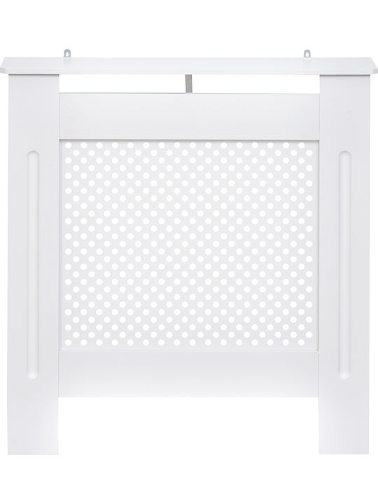 HomCom Κάλυμμα Καλοριφέρ από MDF Λευκό 78x19x82cm