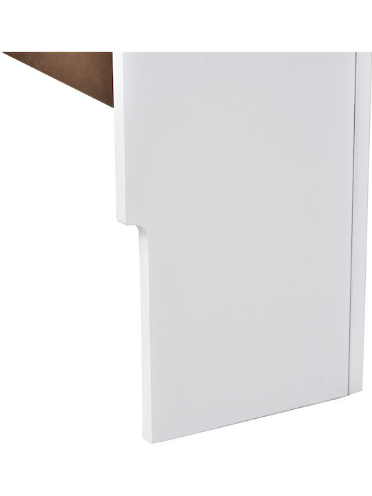 HomCom Κάλυμμα Καλοριφέρ από MDF Λευκό 78x19x82cm
