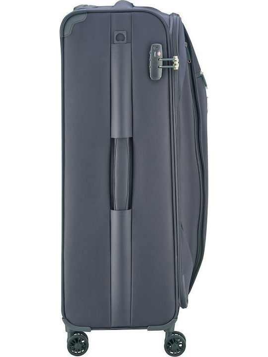 Delsey Rami Großer Reisekoffer Weichschalen Gray mit 4 Räder Höhe 78cm 346882101