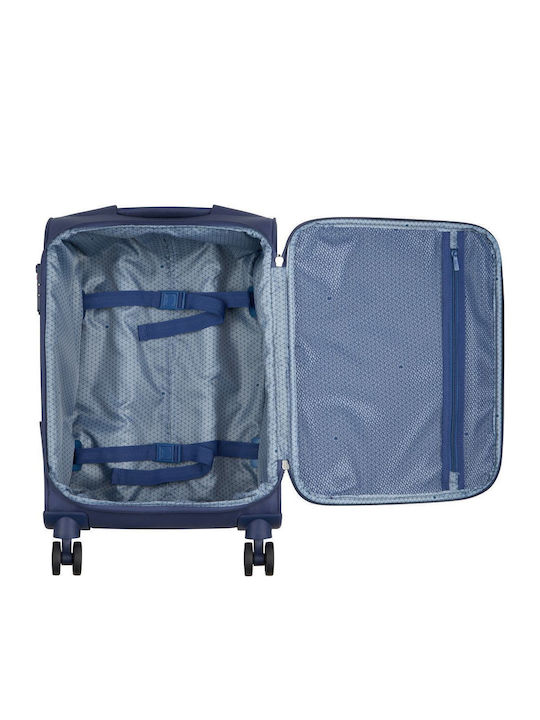 Delsey Rami Kabinenreisekoffer Weichschalen Gray mit 4 Räder Höhe 55cm 346880101