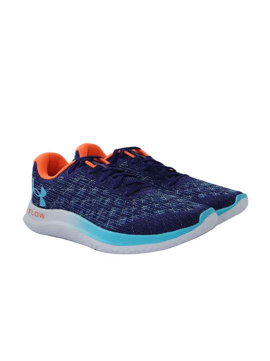 Under Armour Flow Velociti Wind 2 Ανδρικά Running Sonar Blue / Citrus Blast / Blue Surf