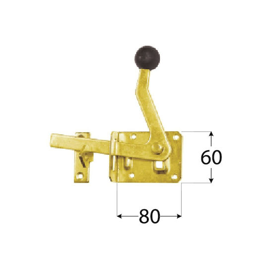 Showood Door Hook 60mm Bronze