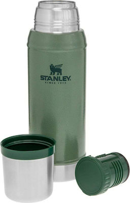 Stanley Classic Vacuum Bottle Sticlă Termos Oțel inoxidabil Fără BPA Verde 750ml cu Cap-Cup 10-01612-027