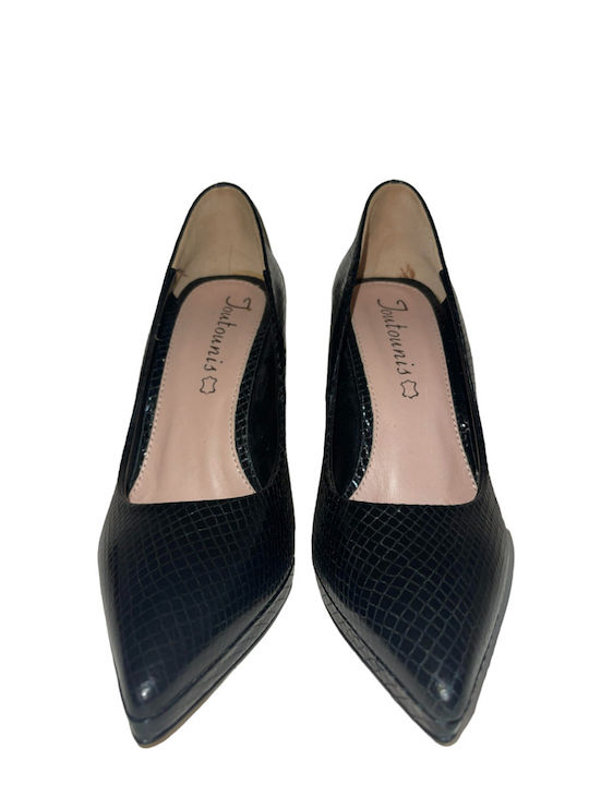 Patent Leather Stiletto Black High Heels