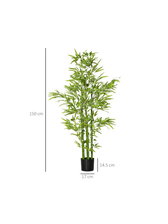 Künstlicher Baum für den Außenbereich Grün 150cm HomCom