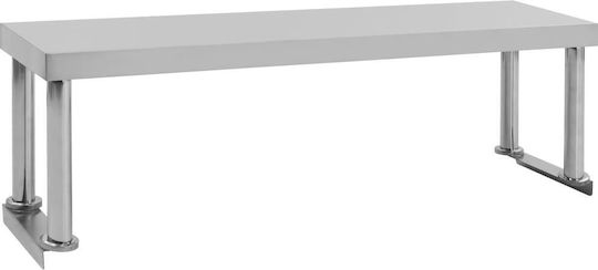 vidaXL Ανοξείδωτο Τραπέζι Μ120xΒ60xΥ120cm