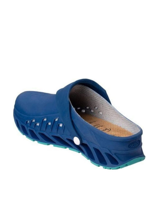 Scholl Anatomic Clogs Blue