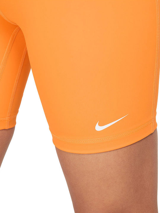 Dri-Fit Pro 365 Running Women's Bike High Waist Orange Leggings