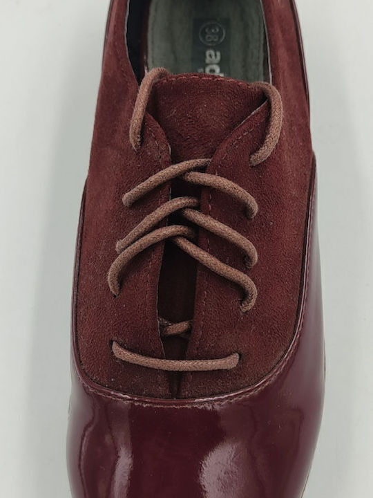 Women's Oxford Shoes Burgundy