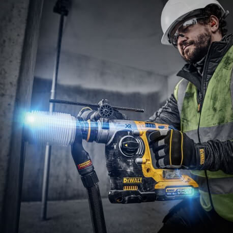 Dewalt Impact Demolition Hammer Battery Brushless 18V 2x5Ah with Chuck SDS Plus
