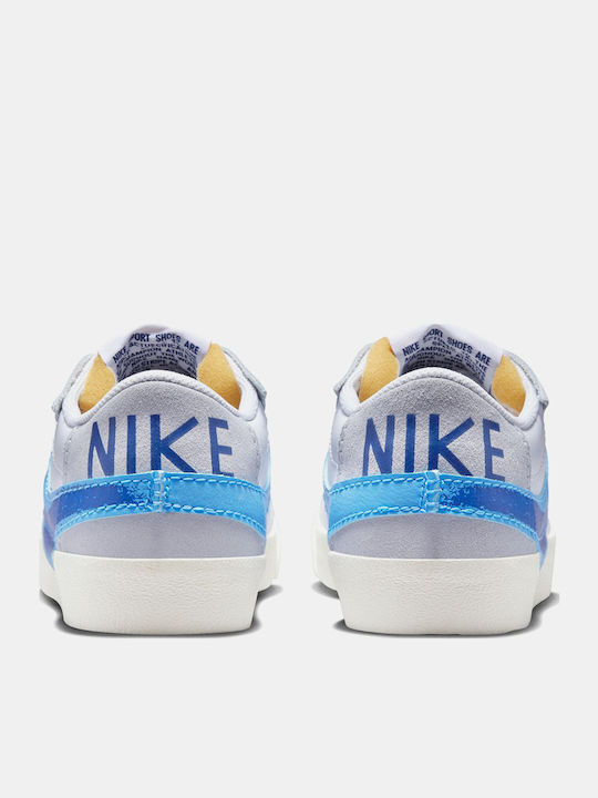 Blazer Low '77 PRM Мъжки Плоски Маратонки White / University Blue / Sail / Pure Platinum