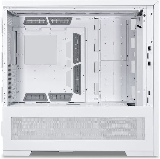 Lian Li V3000 Plus GGF Edition Gaming Full tower Carcasă Calculator cu Fereastră Laterală și Iluminare RGB White GGF Edition
