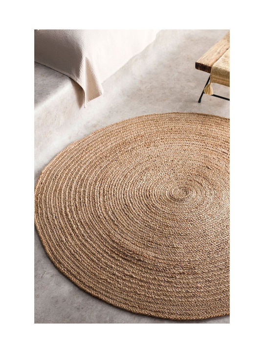 Gofis Home 258 Rug Round Summer Wicker Natural Rundo