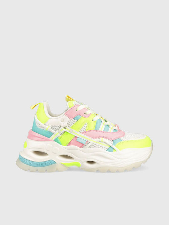 Buffalo Triplet Hollow Chunky Sneakers Multicolour