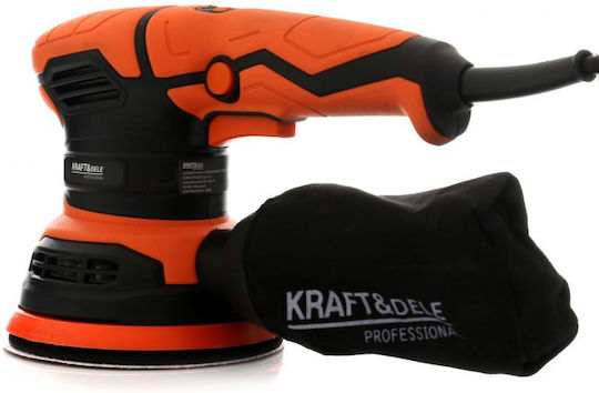 Kraft & Dele KD1695-Z Excentric Triveio 125mm Electrică cu control de viteză și cu sistem de aspirare