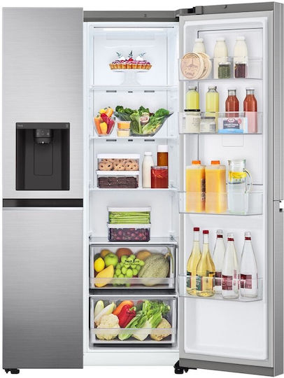 LG Ψυγείο Ντουλάπα 635lt NoFrost Υ179xΠ91.3xΒ73.5εκ. Inox GSJV70PZTE