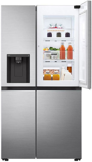 LG Ψυγείο Ντουλάπα 632lt Total NoFrost Υ179xΠ91.3xΒ73.5εκ. Inox GSJV71PZTE
