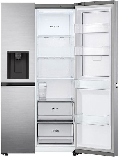 LG Ψυγείο Ντουλάπα 632lt Total NoFrost Υ179xΠ91.3xΒ73.5εκ. Inox GSJV71PZTE