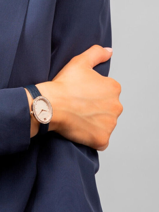 Radley Γυναικείο Ρολόι 23mm Μπαταρίας με Navy Μπλε / Navy Μπλε Δερμάτινο Λουράκι
