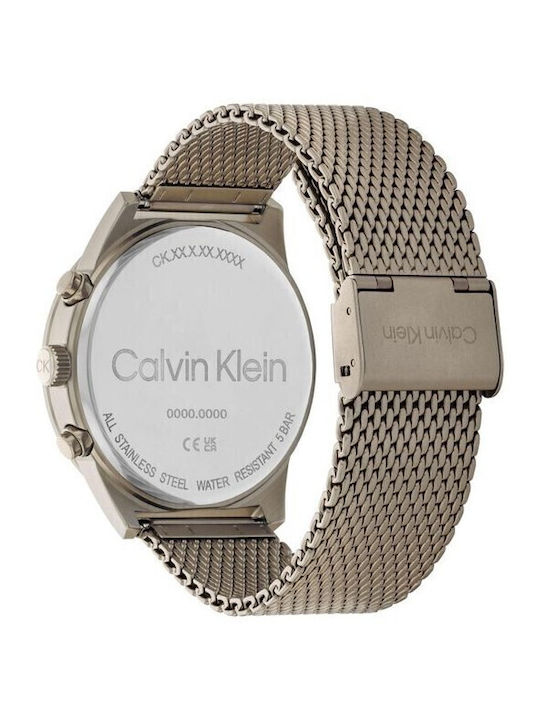 Calvin Klein Impressive Ρολόι Μπαταρίας με Μεταλλικό Μπρασελέ Calvin Klein Impressive Ρολόι Μπαταρίας με Μεταλλικό Μπρασελέ