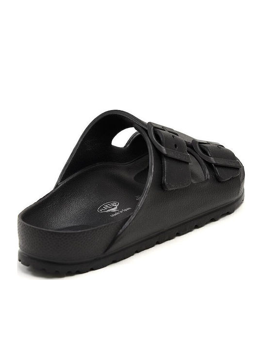 Wanda Men's Anatomic Flip Flops Black