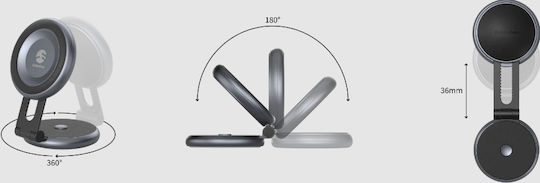 SwitchEasy Suport de încărcare MagSafe Space Gray SPHIPH081SG22