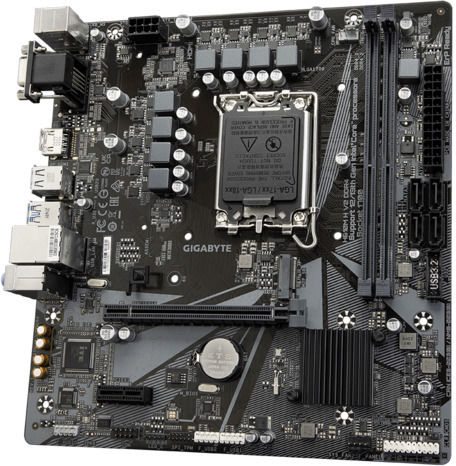 Gigabyte H610M H V2 DDR4 rev. 1.0 Motherboard Micro ATX με Intel 1700 Socket