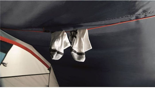 Easy Camp Vega 300 Compact Σκηνή Camping Τούνελ Μπλε 3 Εποχών για 3 Άτομα 325x240x105εκ.