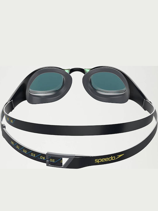Speedo Fastskin Pure Focus Swimming Goggles Adults Black
