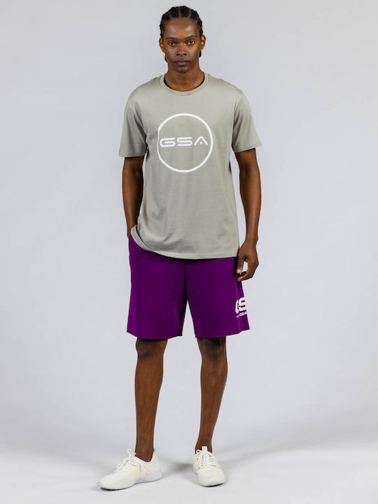 Herrenblusen Kurzarm T-Shirt Grau