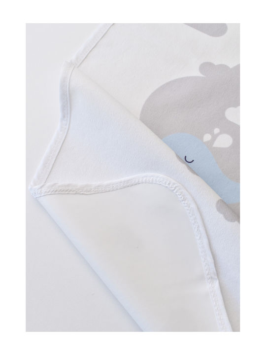 Bi Baby Ocean Family Waterproof Changing Pad White 50x75cm.