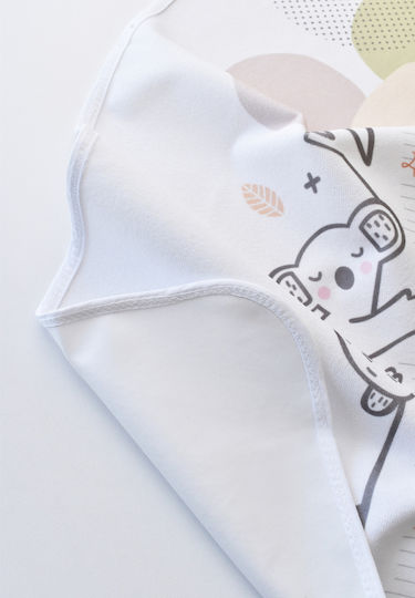 Bi Baby Happy Tree Waterproof Changing Pad White 50x75cm.