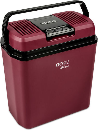 Gotie Tourist Maroon Преносим Хладилник 24л Капацитет 12V Червен