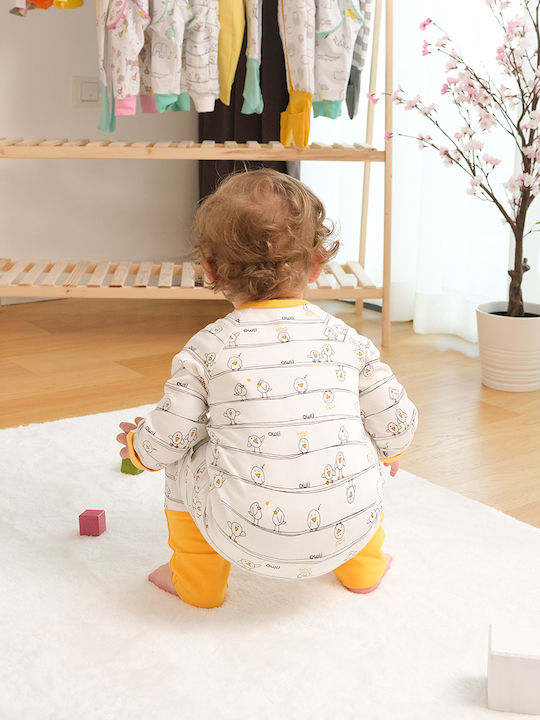 Owli Καλοκαιρινός Υπνόσακος με Πόδια Early Birds 0.2 tog Κίτρινος
