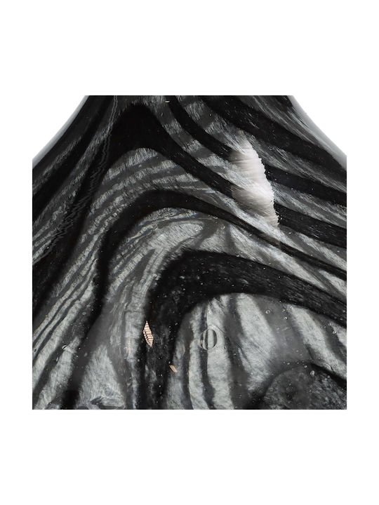 ArteLibre Decorative Vase Kal Black 18.5x18.5x23.5cm