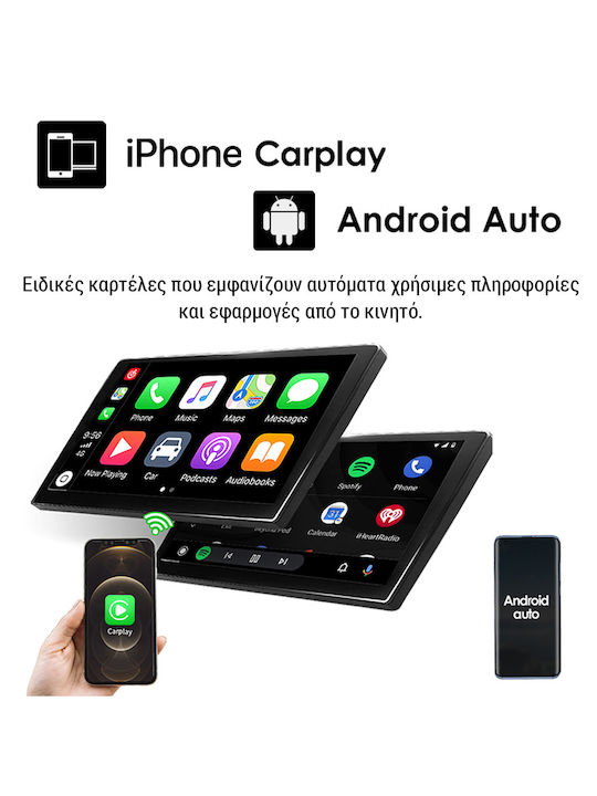 Kirosiwa Car Audio System for Mercedes-Benz C Class / CLC Class 2004-2008 (Bluetooth/USB/WiFi/GPS/Apple-Carplay/Android-Auto) with Touch Screen 9"