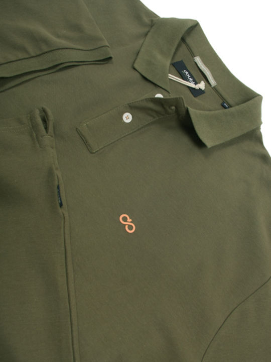 Polo Short Sleeve Khaki Blouse