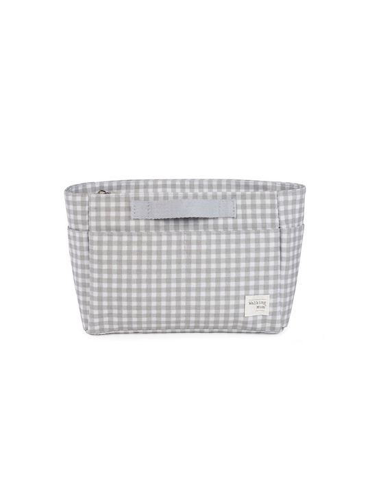 Walking Mum Baby Toiletry Bag I Love Vichy Gray