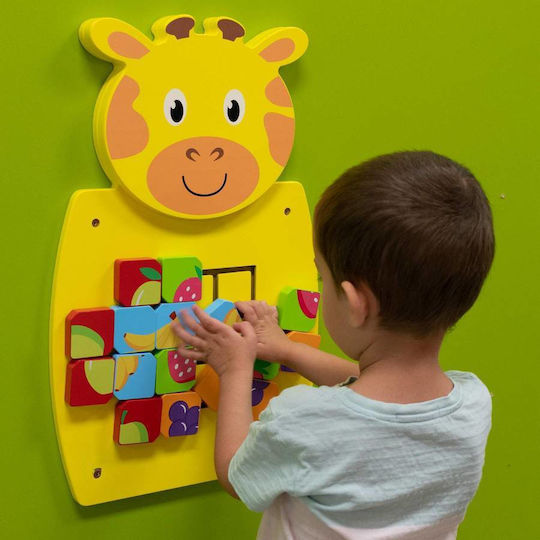 Viga Toys Καμηλοπάρδαλη Montessori Εκπαιδευτικό Παιχνίδι Γνώσεων από Ξύλο για 3-5 Ετών