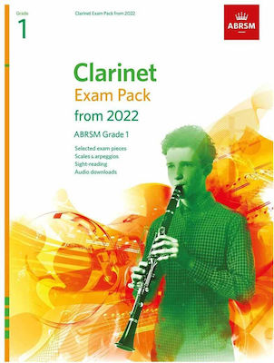 ABRSM Clarinet Exam Pack from 2022 Grade 1 pentru Instrumente de suflat
