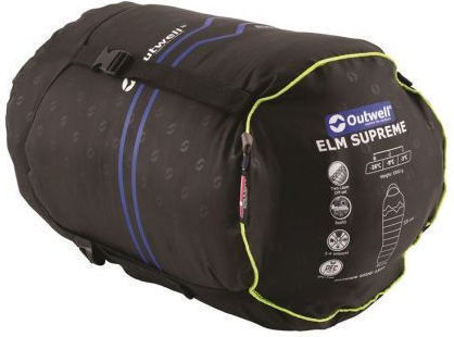 Outwell Sleeping Bag Μονό 3 Εποχών Elm Supreme Deep Blue