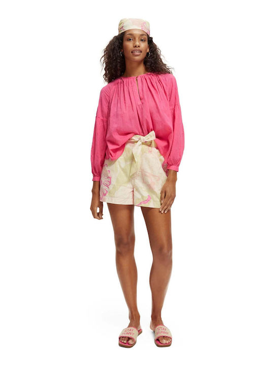 Women's High-waisted Shorts Yellow