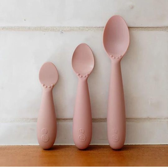 Ezpz Σετ Βρεφικά Μαχαιροπίρουνα από Σιλικόνη Blush 7τμχ