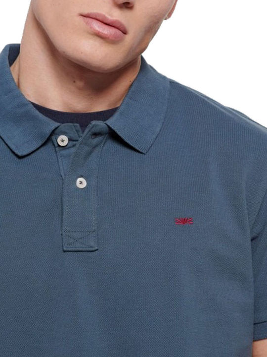 Polo T-shirt Blue Coral FBM007-001-11-BLUE-CORAL