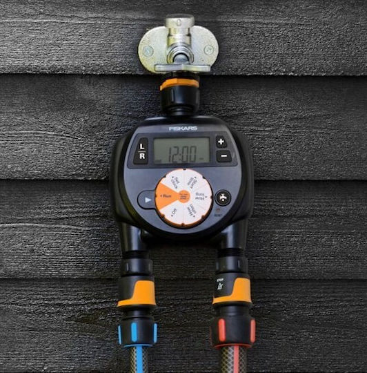 Fiskars Προγραμματιστής Ποτίσματος Βρύσης Μπαταρίας 1 Εξόδου