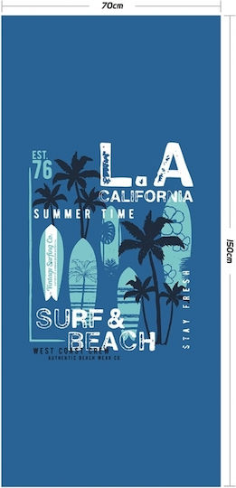 Melinen Surf & Beach Kids Beach Towel Blue 150x75cm
