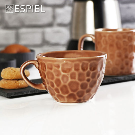 Espiel Espiel Porzellan Tasse Beiges 310ml GEL104K6 Espiel Espiel Porzellan Tasse Beiges 310ml GEL104K6